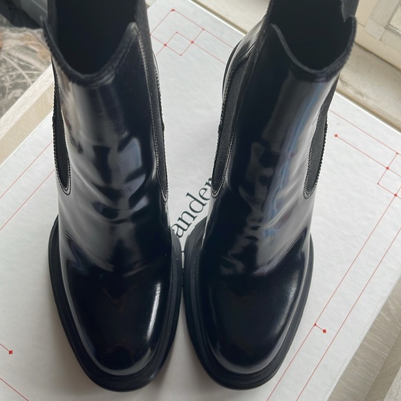 Alexander McQueen leather/rubber ankle boots - Picture 2 of 4